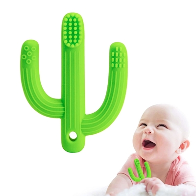 Stylowa, zatwierdzona przez FDA, odporna na kurz silikonowa zabawka do ząbkowania na Baby Shower