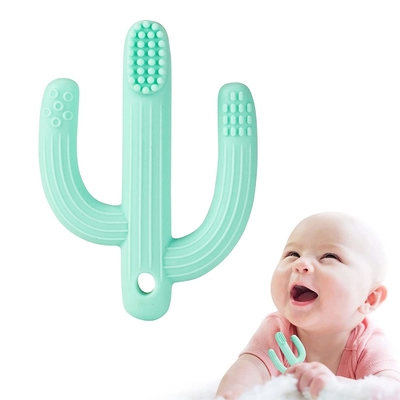 Stylowa, zatwierdzona przez FDA, odporna na kurz silikonowa zabawka do ząbkowania na Baby Shower