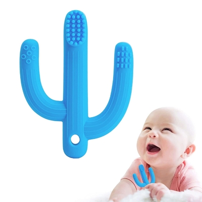 Stylowa, zatwierdzona przez FDA, odporna na kurz silikonowa zabawka do ząbkowania na Baby Shower