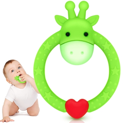 Nietoksyczny miękki degradowalny silikonowy ząbkujący na prezent na Baby Shower