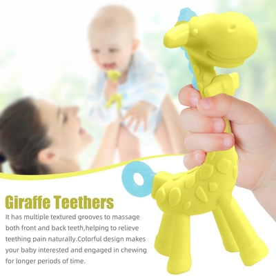 BPA Free Recyclable Cute Shape Silikonowy gryzak dla niemowląt Bezpieczny w zmywarce