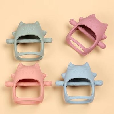 BPA Free Soft Anti-Drop Silikonowy gryzak dla niemowląt do łagodzenia bólu ząbkowania