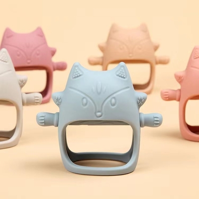 BPA Free Soft Anti-Drop Silikonowy gryzak dla niemowląt do łagodzenia bólu ząbkowania