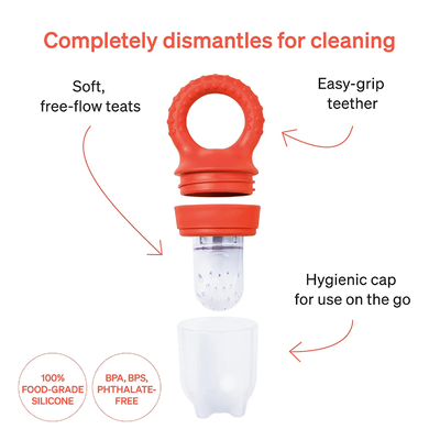 BPA Free Essentials 2 w 1 silikonowy gryzak do karmienia dla idealnego prezentu dla dziecka