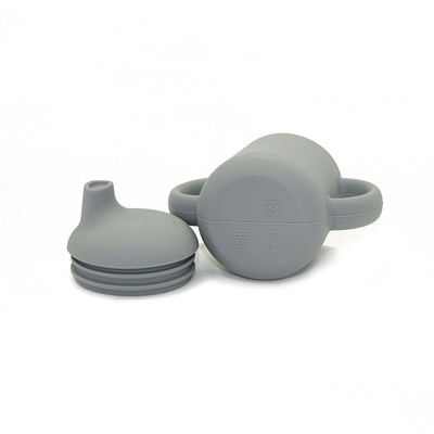 Baby Food Grade Eco Friendly Śliczne silikonowe kubki Sippy z uchwytem