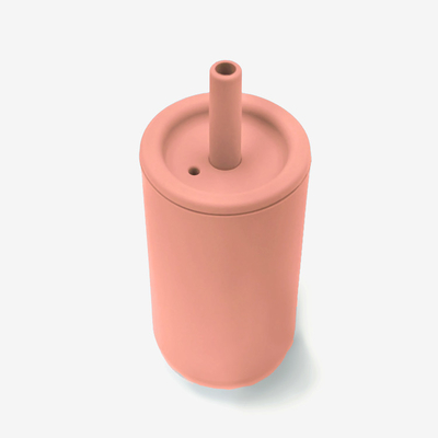 FDA Baby Małe silikonowe kubki BPA Free Sippy Cup Silikonowa pokrywka ze słomką