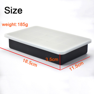 Do użytku domowego FDA Food Grade Silicone Ice Mold Square Ice Cube Mold 130*260mm