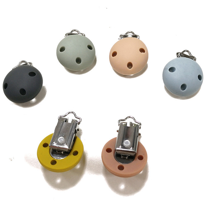 Soothie Metalowy silikonowy klips do smoczka Food Grade bez lateksu 3,5 * 3 * 1,5 cm
