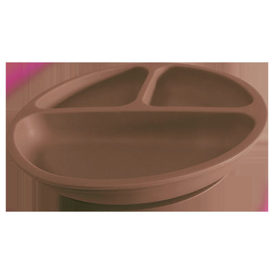 Bezpieczne ssanie w piekarniku Silikonowe talerze dla niemowląt Bez BPA Talerze obiadowe FDA 300g