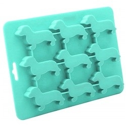Zwierzęca silikonowa forma do lodu w kształcie psa taca na kostki lodu 22X16X1,5cm FDA