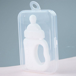 FDA BPA Free Baby Produkty silikonowe Butelka mleka Gryzak 10,5 * 5,5 * 1,5 cm Z pudełkiem