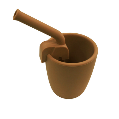 Toddler Baby silikonowy kubek słomkowy wielokrotnego użytku bez ftalanów BPA 8 * 6,5 * 6,5 cm