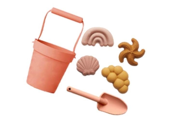 Małe dzieci na zewnątrz Food Grade Silicone Zabawki plażowe Pojemnik na piasek 500g