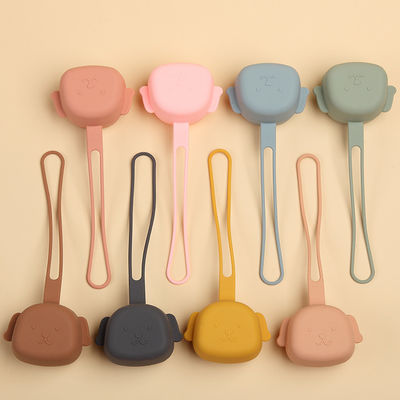 Bezpieczne formowanie w zmywarce w jednym słodkim dziecięcym produkcie silikonowym w kształcie szczeniaka